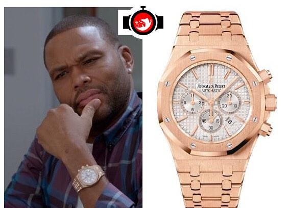 actor Anthony Anderson spotted wearing a Audemars Piguet 26320OR