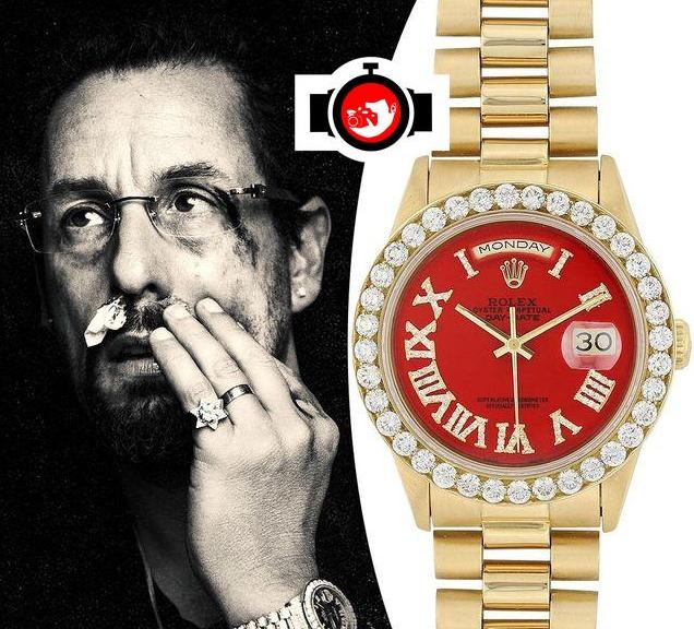 Adam Sandler's Lavish Watch Collection: A Look at his Gold Rolex Oyster Perpetual Day-Date with Diamonds