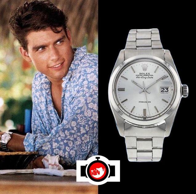actor Tom Cruise spotted wearing a Rolex 