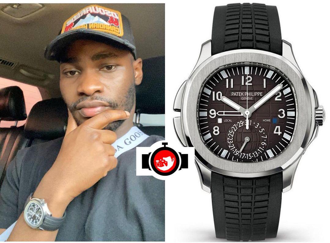 rapper Dave spotted wearing a Patek Philippe 5164A️