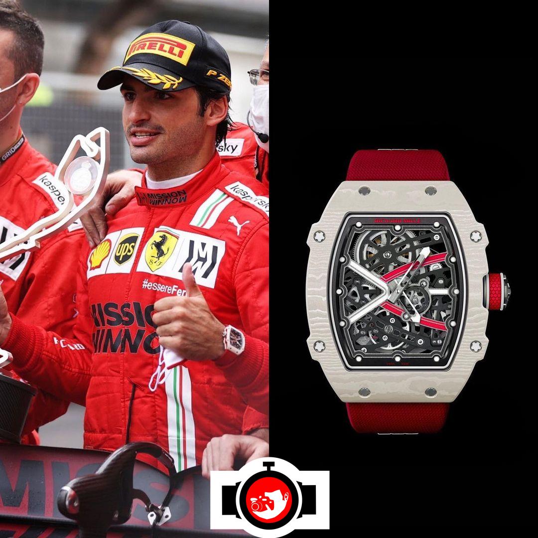Carlos Sainz's luxurious Richard Mille Automatic Watch Collection