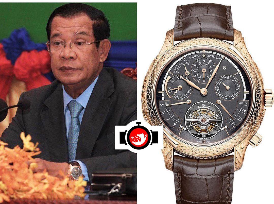 politician Hun Sen spotted wearing a Vacheron Constantin 