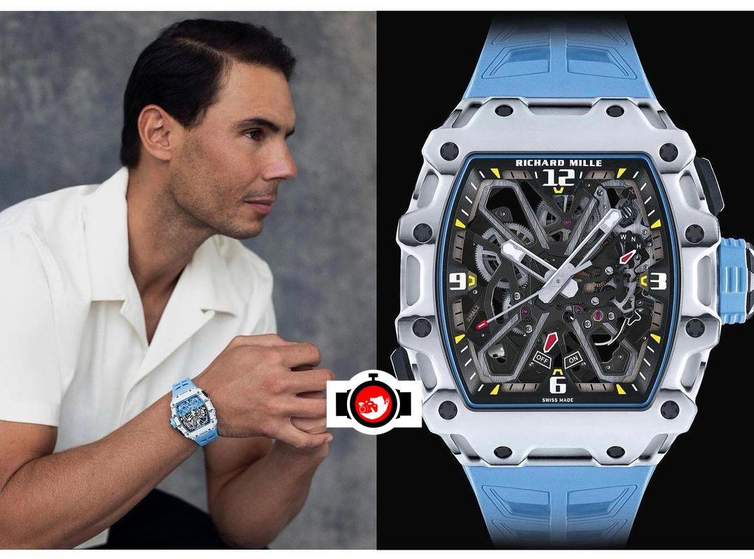 tennis player Rafael Nadal spotted wearing a Richard Mille RM35-03