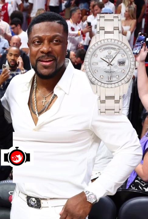 actor Chris Tucker spotted wearing a Rolex 