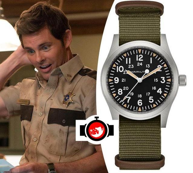 actor James Marsden spotted wearing a Hamilton 