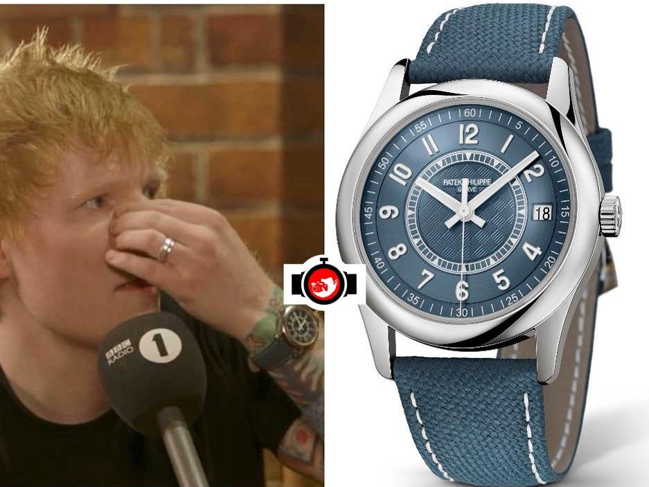 Inside Ed Sheeran's Impressive Watch Collection: A Look at his Patek Philippe Calatrava
