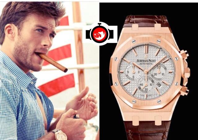 Scott Eastwood's Watch Collection: An Inside Look at his Audemars Piguet Royal Oak Chronograph in Pink Gold