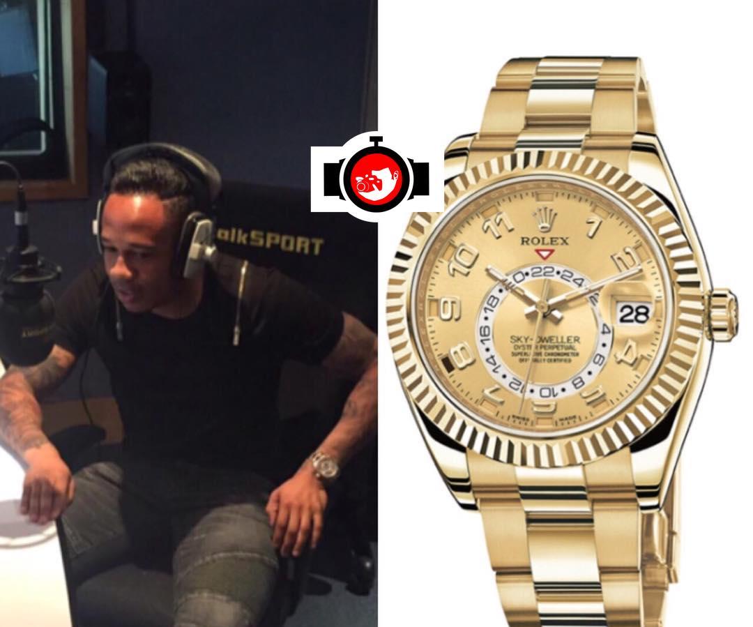 footballer Nathaniel Clyne spotted wearing a Rolex 