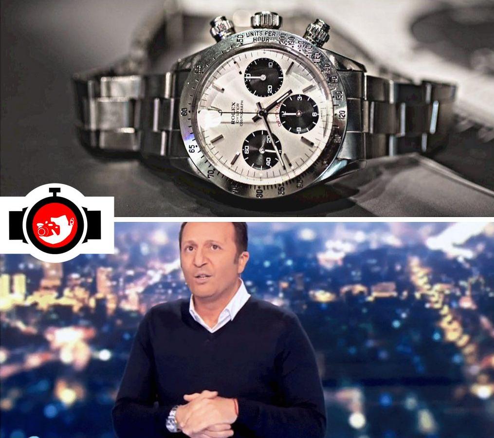 television presenter Arthur spotted wearing a Rolex 