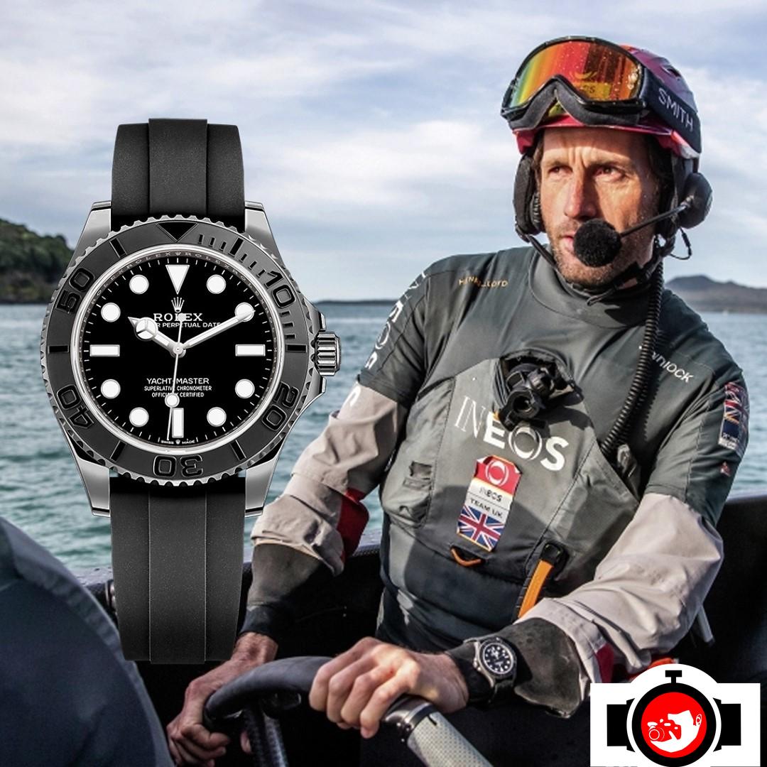 athlete Charles Benedict Ainslie spotted wearing a Rolex 