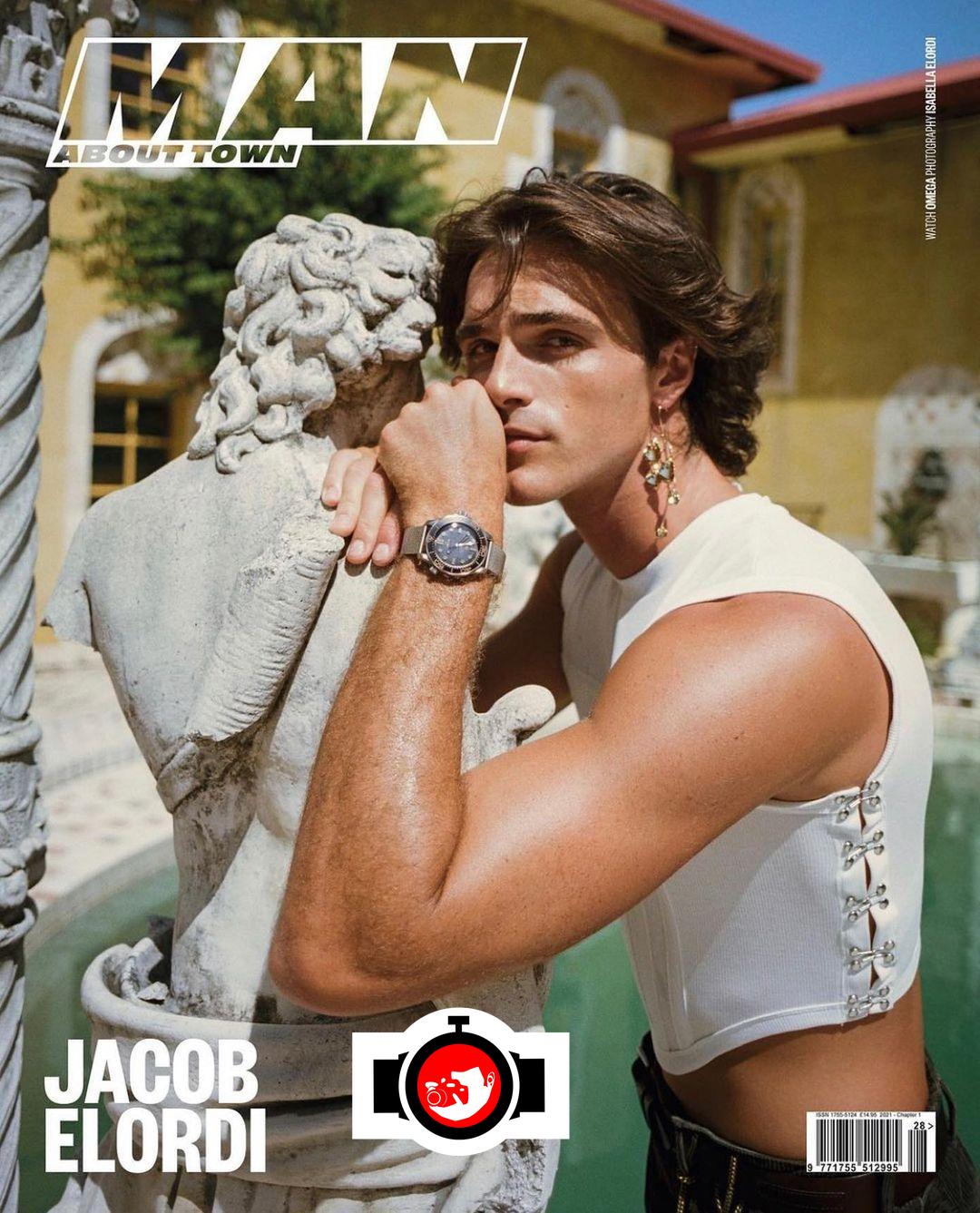 actor Jacob Elordi spotted wearing a Omega 