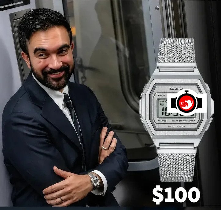 NYC Mayor Zohran Mamdani Spotted Wearing Casio A700WEM-7A Digital Watch
