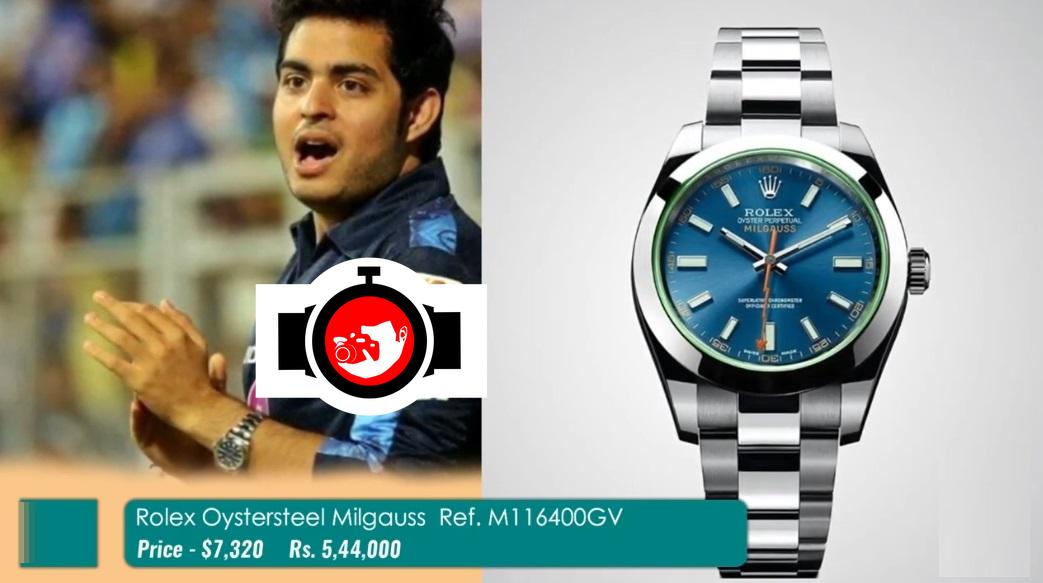 Akash Ambani’s Rolex Oystersteel Milgauss: The Ultimate Statement of Style and Functionality