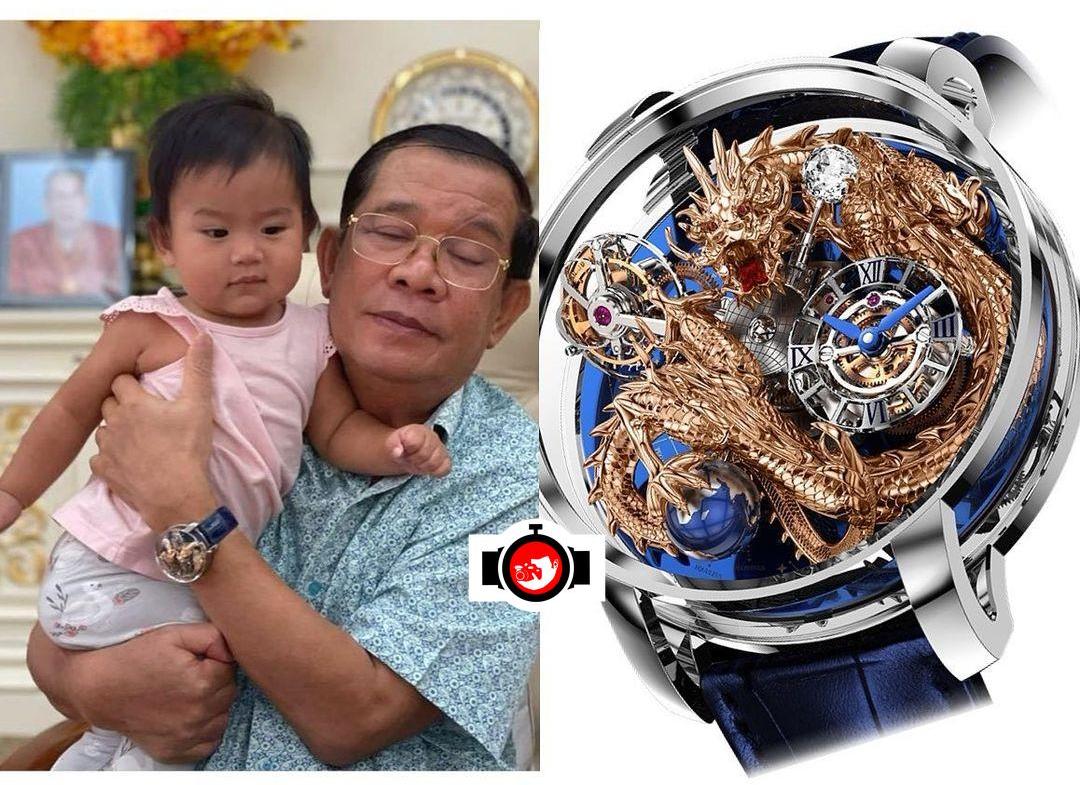 politician Hun Sen spotted wearing a Jacob & Co 