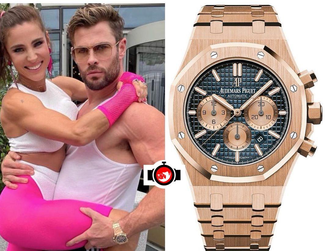 Chris Hemsworth's 18K Pink Gold Audemars Piguet Royal Oak Chronograph Watch