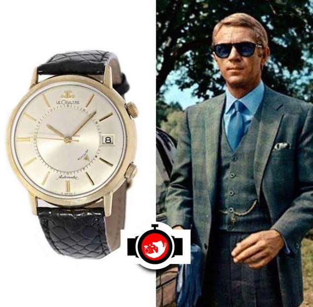 actor Steve McQueen spotted wearing a Jaeger LeCoultre 5103592
