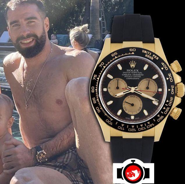 footballer Daniel Carvajal spotted wearing a Rolex 