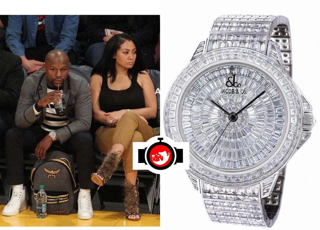 A Look into Floyd Mayweather's Dazzling Collection: The 18K White Gold Jacob & Co Royal Factory Watch