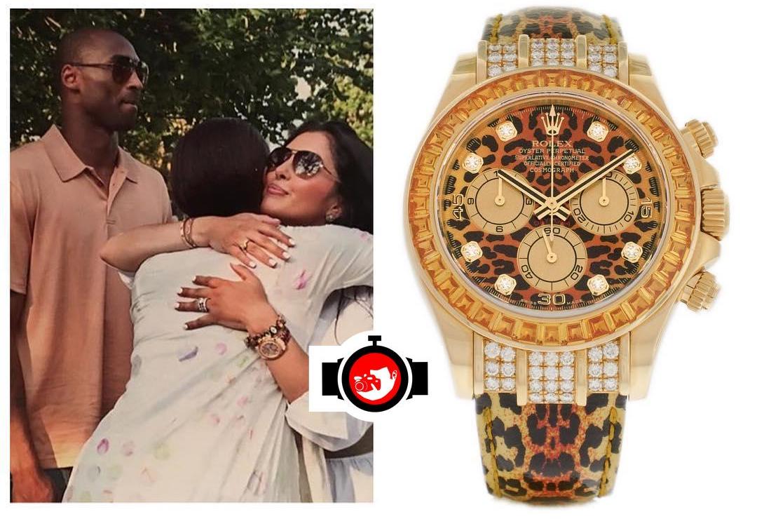 influencer Vanessa Bryant spotted wearing a Rolex 116598