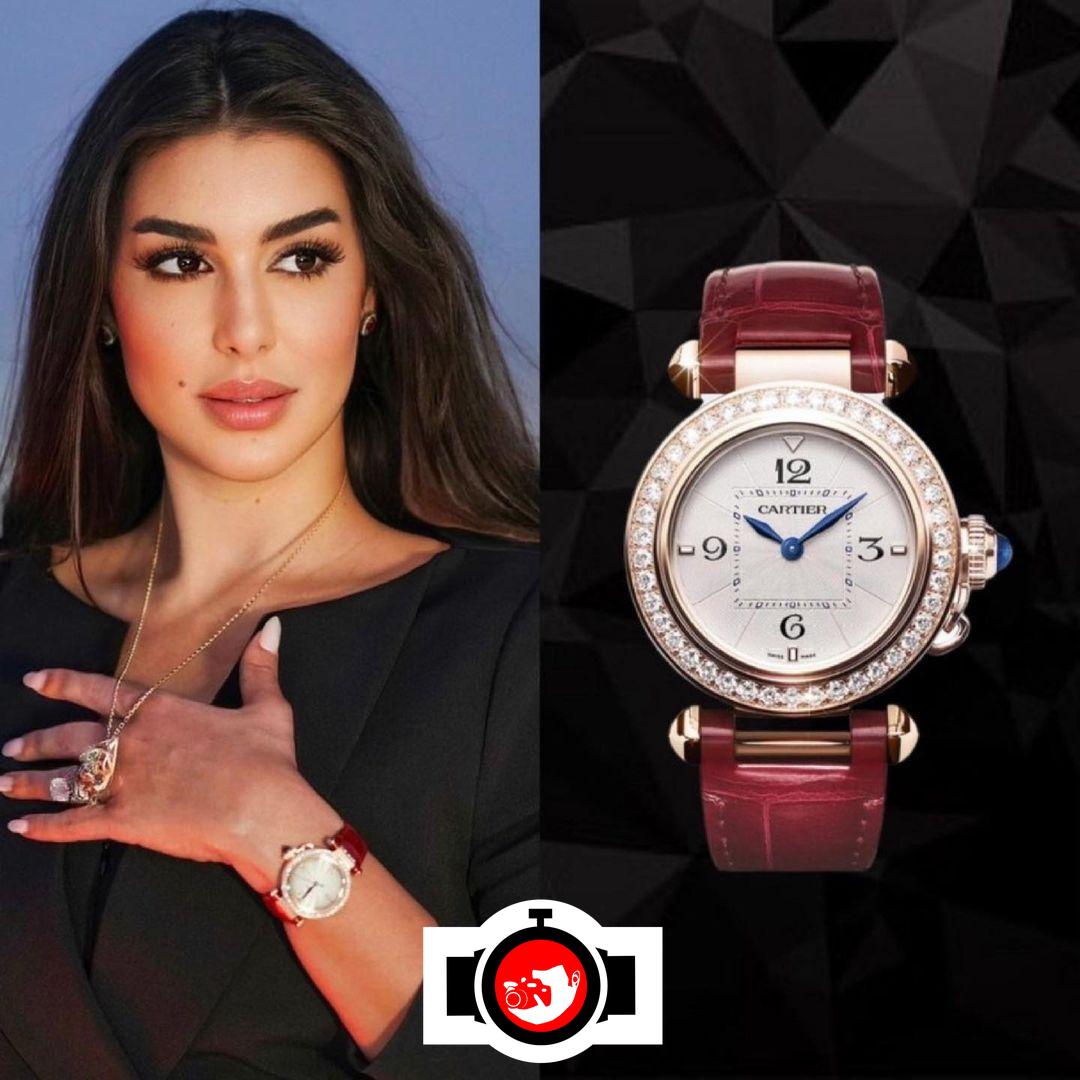 actor Yasmine Sabri spotted wearing a Cartier 