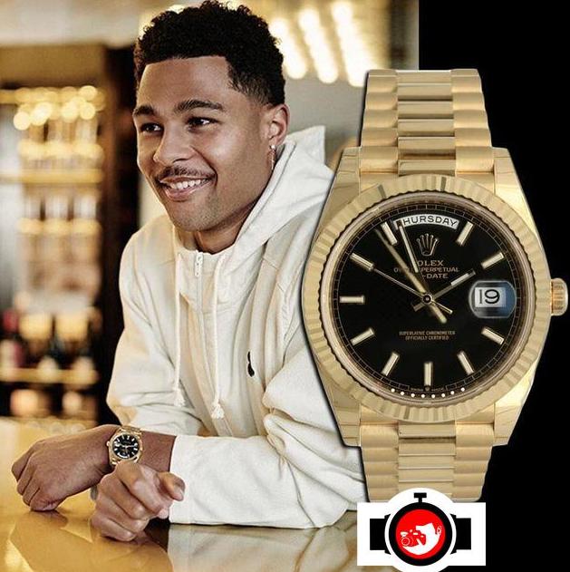 footballer Serge Gnabry spotted wearing a Rolex 