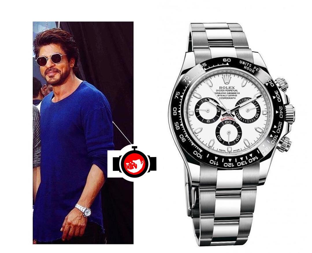 actor Shah Rukh Khan spotted wearing a Rolex 116500