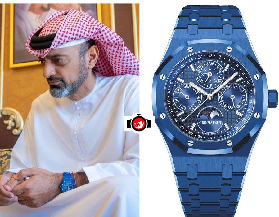 Ammar bin Humaid Al Nuaimi’s Stunning Blue Ceramic Audemars Piguet Royal Oak Perpetual Calendar