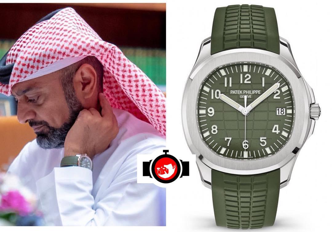Ammar bin Humaid Al Nuaimi's Envy-Inducing Watch Collection: The White Gold Patek Philippe Khaki Green Aquanaut