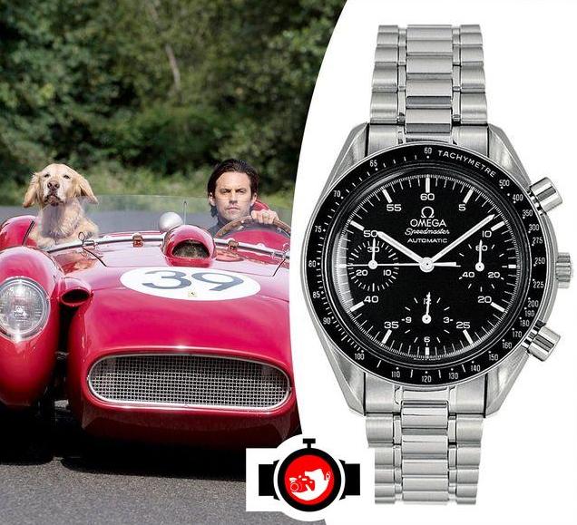 actor Milo Ventimiglia spotted wearing a Omega 3510.50.00
