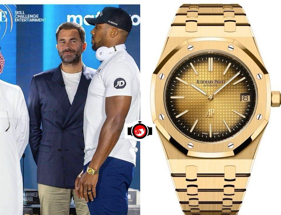 Inside Anthony Joshua's Enviable Watch Collection: A Peek into his 18K Yellow Gold Audemars Piguet Royal Oak ‘Jumbo’ Extra Thin