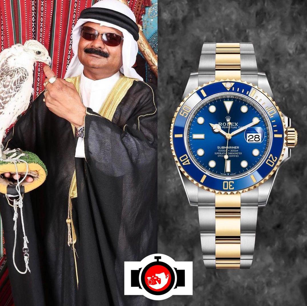 comedian Shantinath Sul spotted wearing a Rolex 126613LB