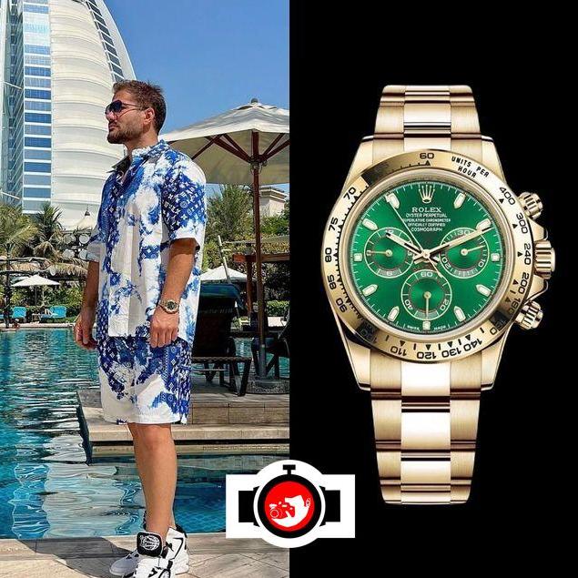 business man Omid spotted wearing a Rolex 