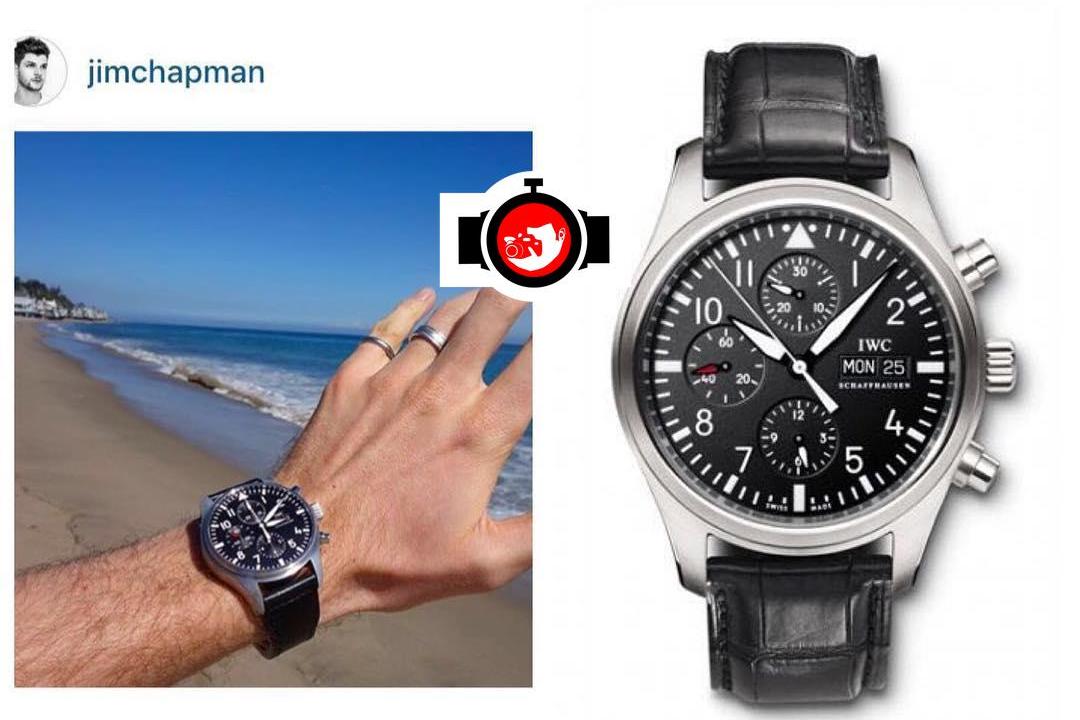 youtuber Jim Chapman spotted wearing a IWC IW371701