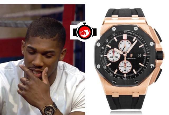 boxer Anthony Joshua spotted wearing a Audemars Piguet 26401RO