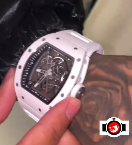 rapper Tyga spotted wearing a Richard Mille RM055