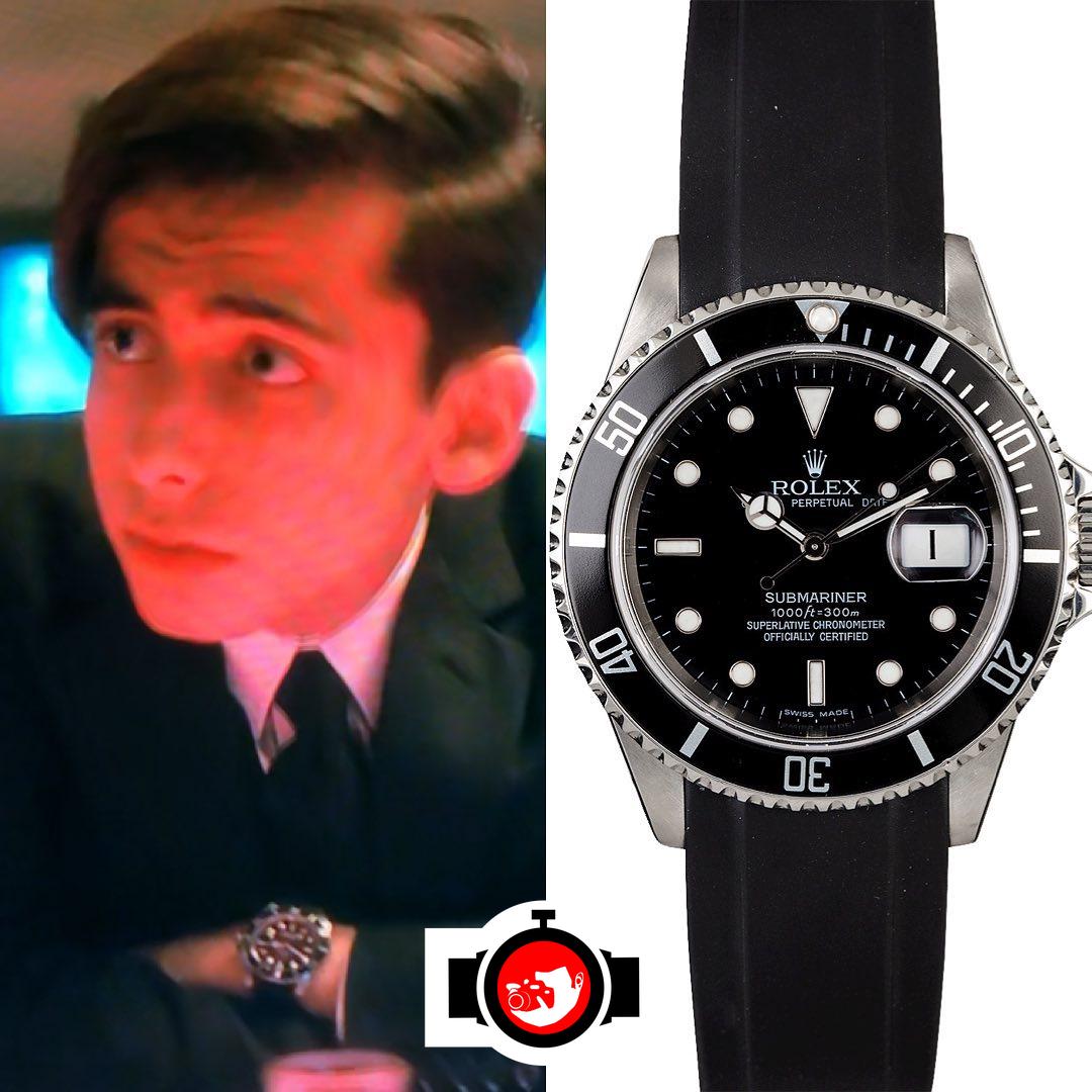 actor Aidan Gallagher spotted wearing a Rolex 