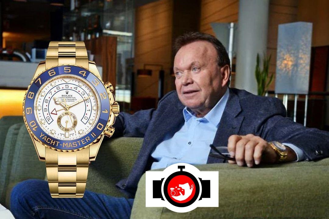 business man Terje Høili spotted wearing a Rolex 