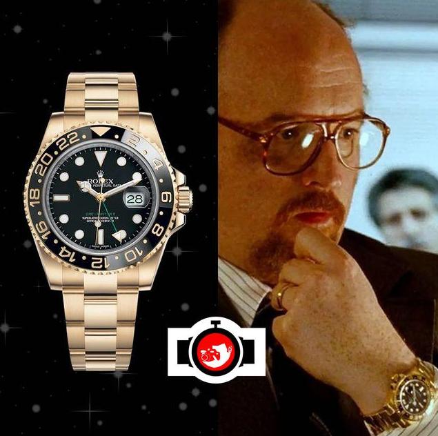 actor Stoddard Thorsen spotted wearing a Rolex 116718