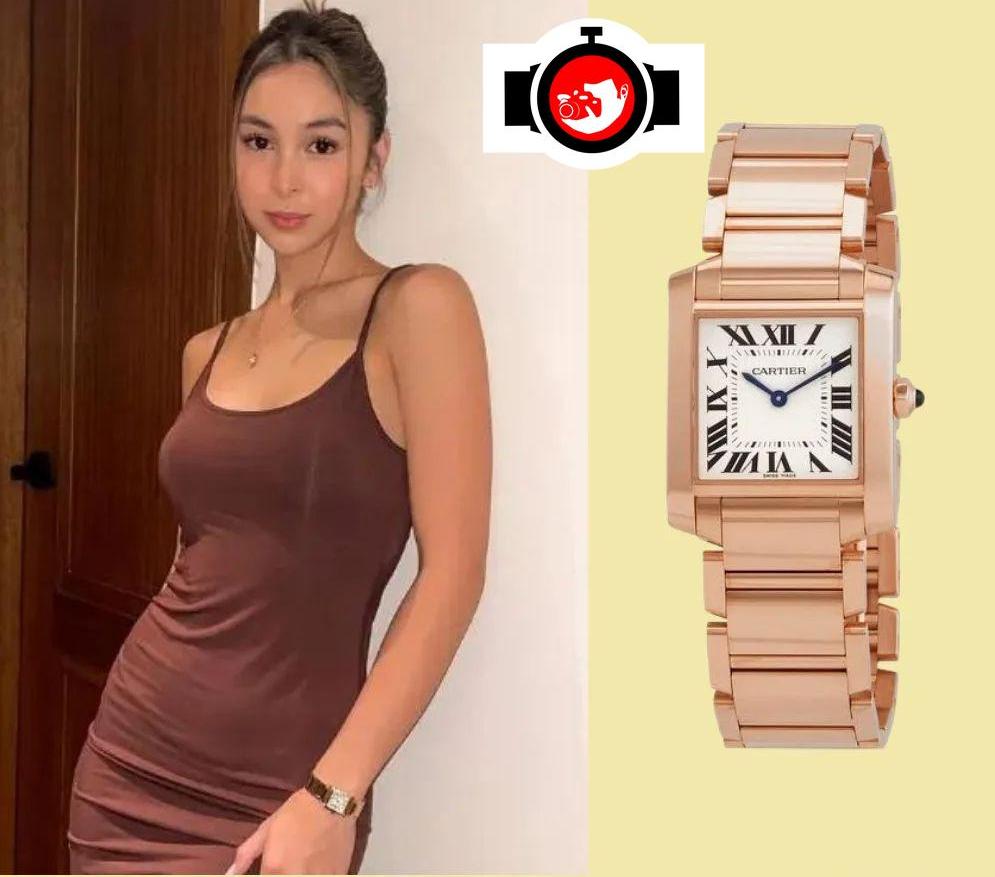 actor Julia Barreto spotted wearing a Cartier 2793