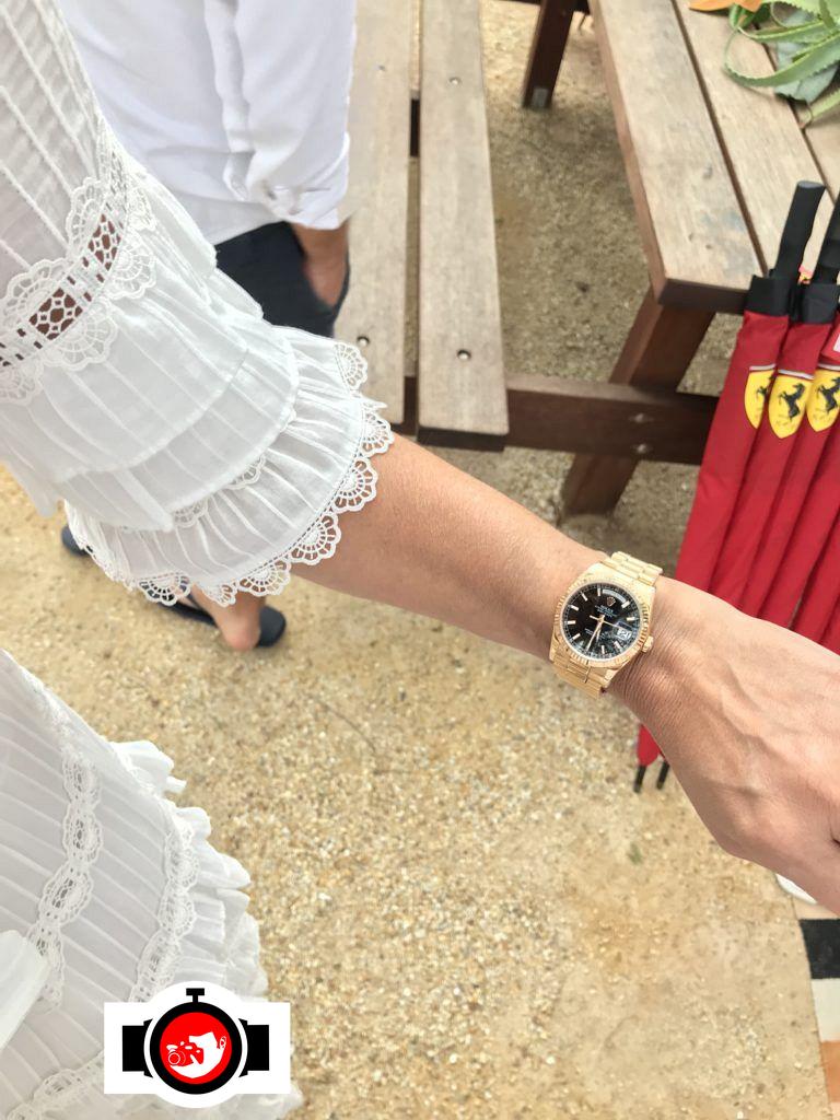 chef Cindy Sargon spotted wearing a Rolex 