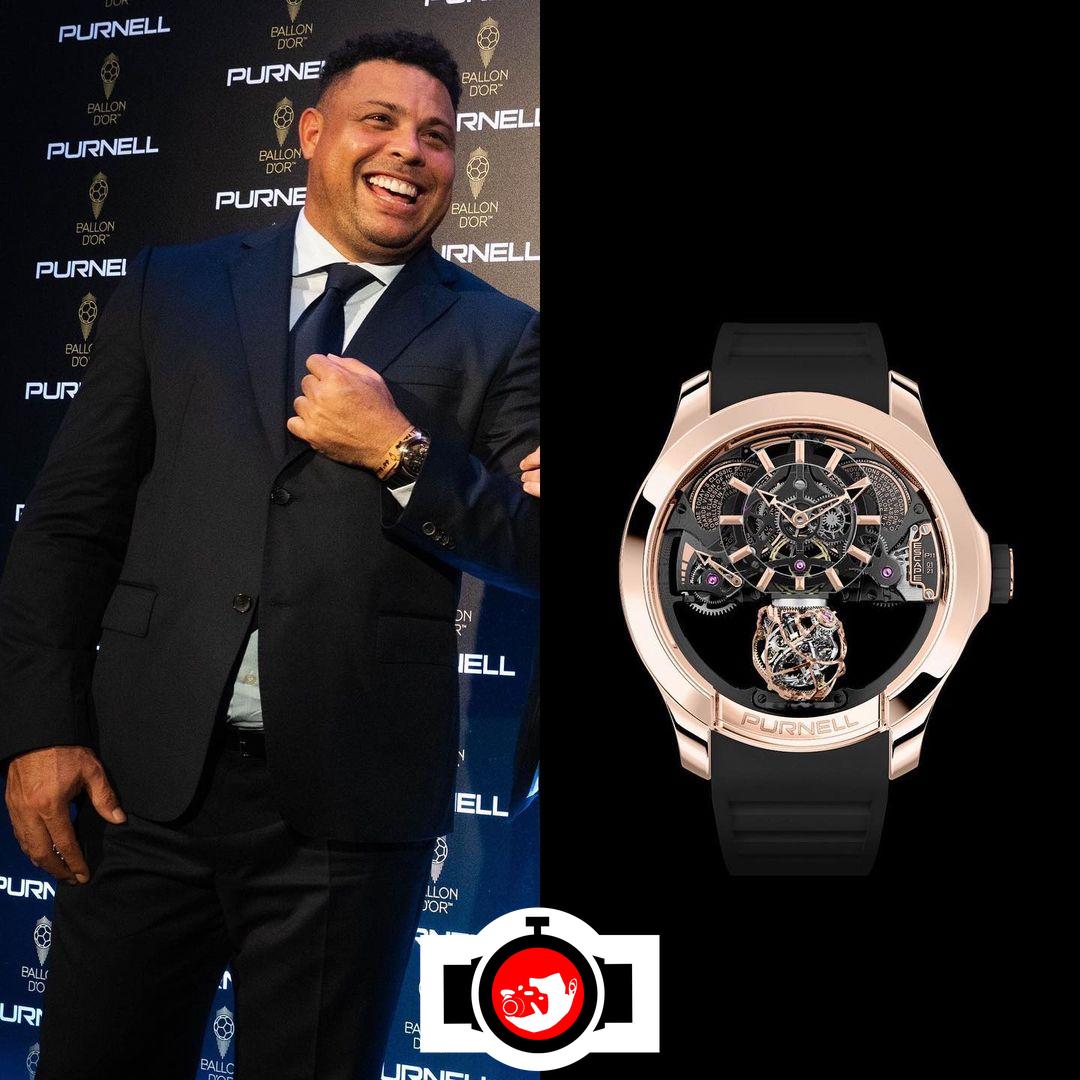 footballer Ronaldo Lima spotted wearing a Purnell 