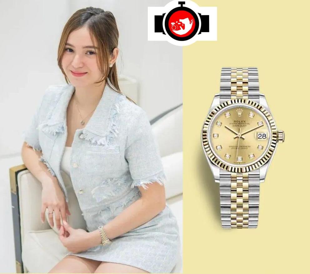 actor Barbie Imperial spotted wearing a Rolex 278273