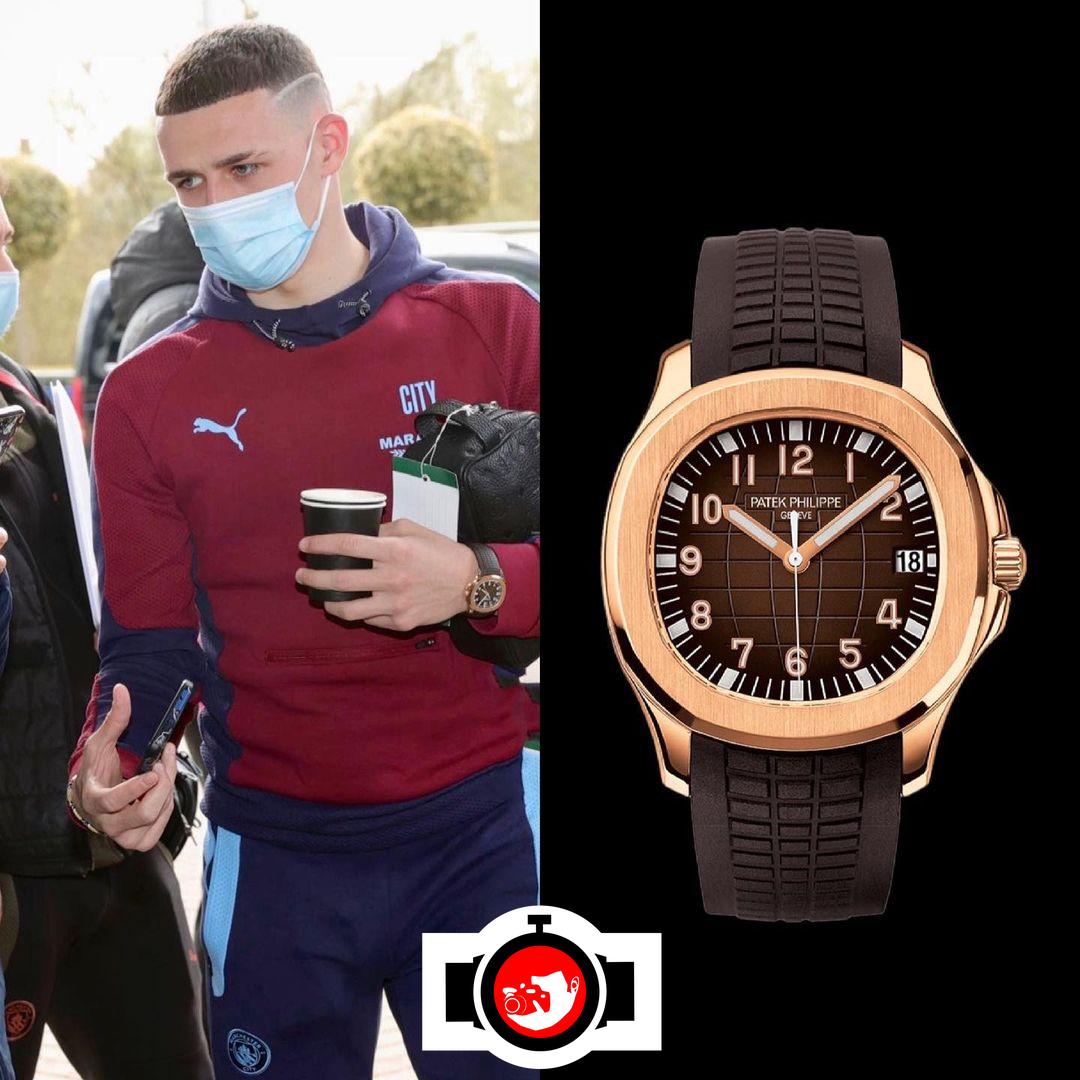 footballer Phil Foden spotted wearing a Patek Philippe 