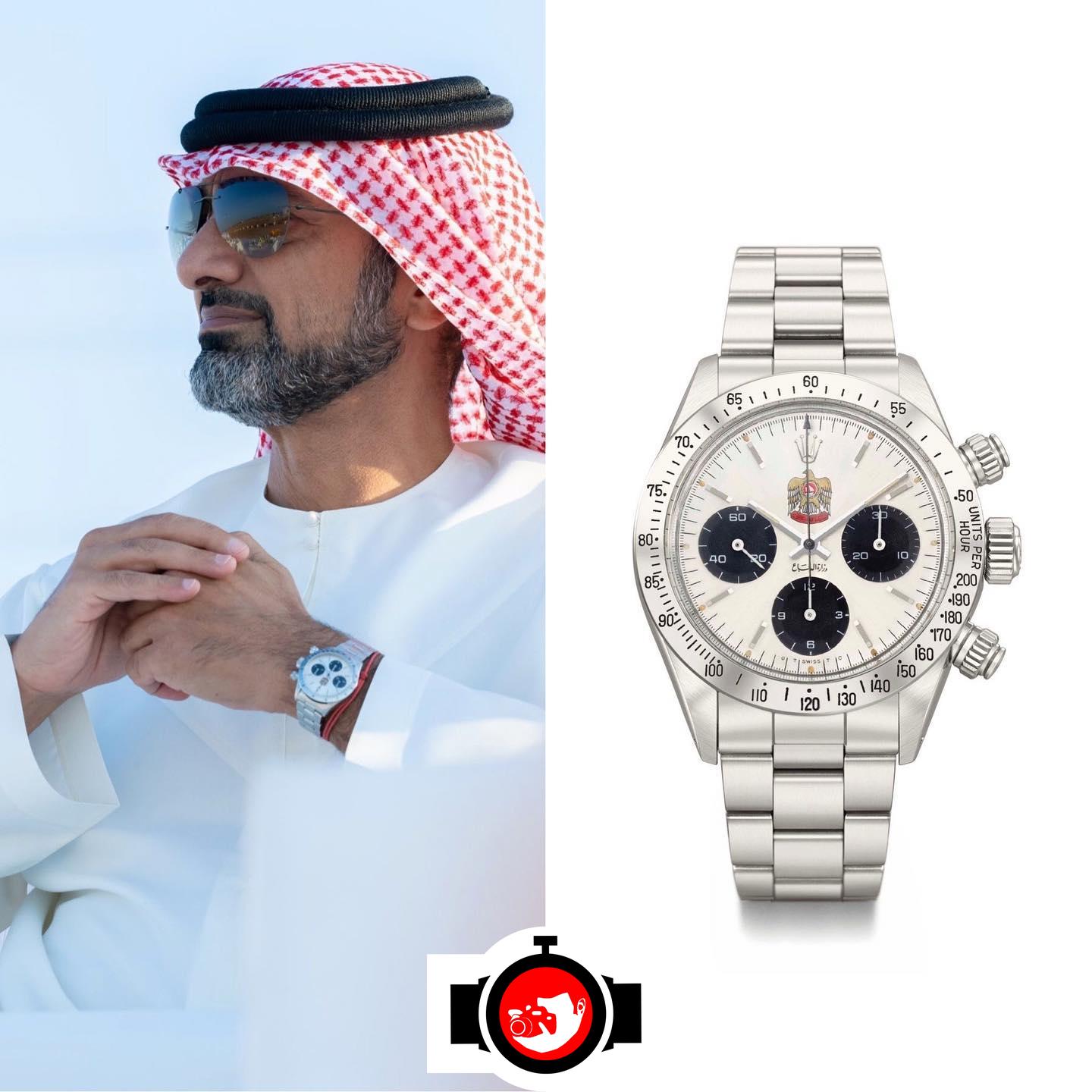 royal Ammar bin Humaid Al Nuaimi spotted wearing a Rolex 6265