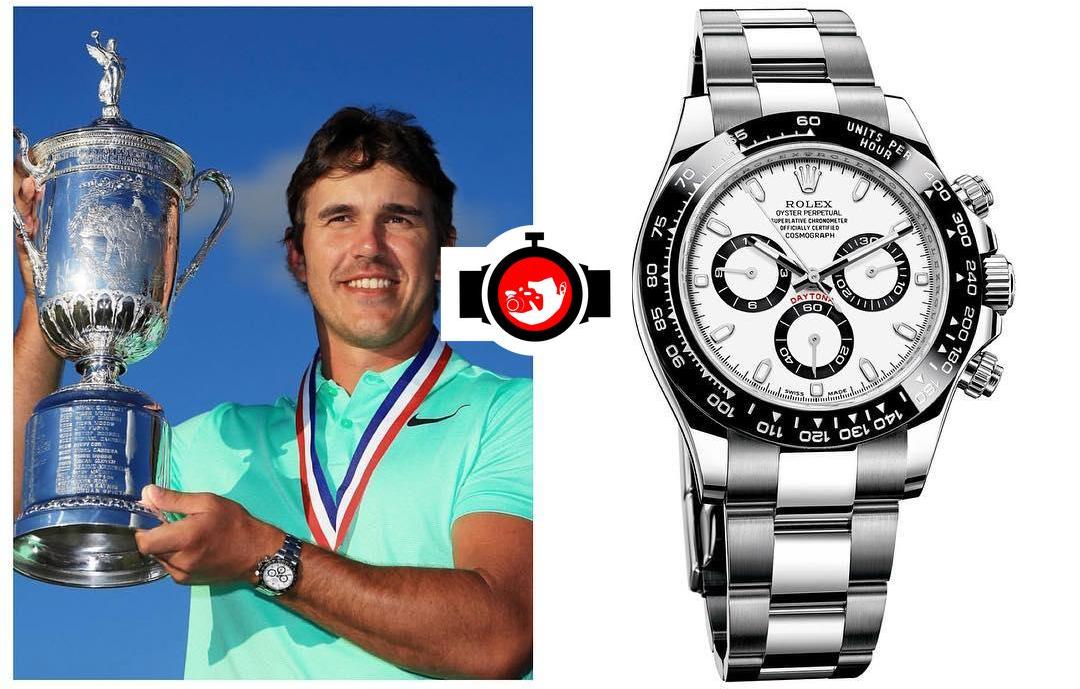 Brooks Koepka’s Collection: His Favorite Ceramic Rolex Daytona with White Dial