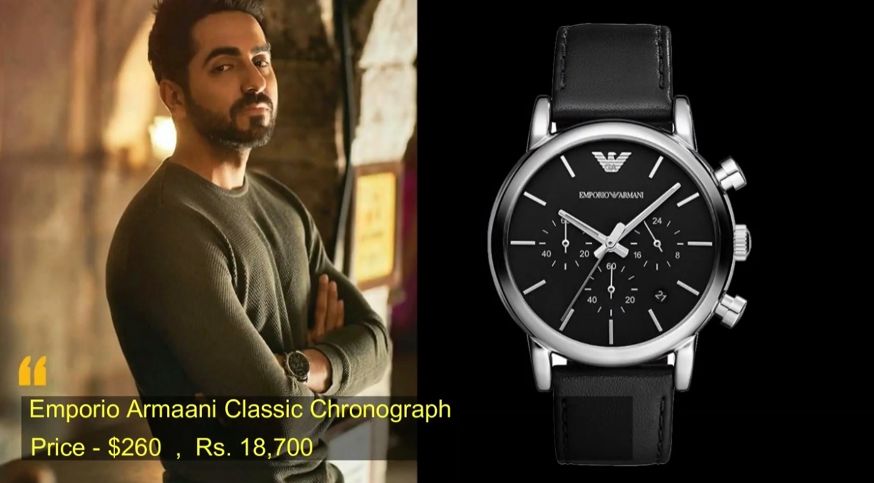 singer Ayushmann Khurrana spotted wearing a Emporio Armani 