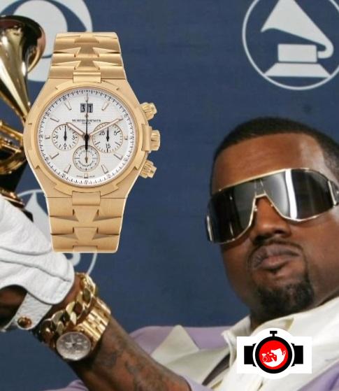 rapper Kanye West spotted wearing a Vacheron Constantin 