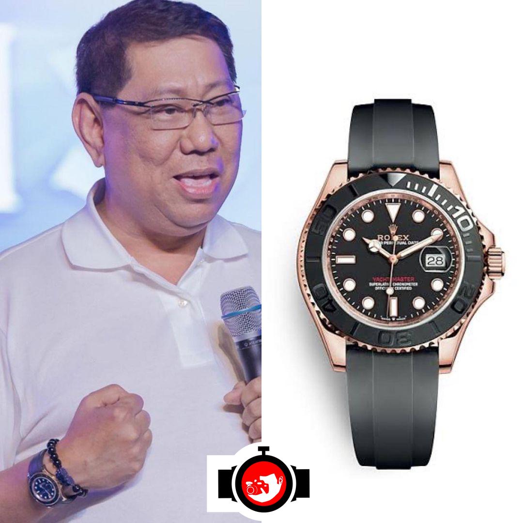 politician Edgar Egay Erice spotted wearing a Rolex 116655