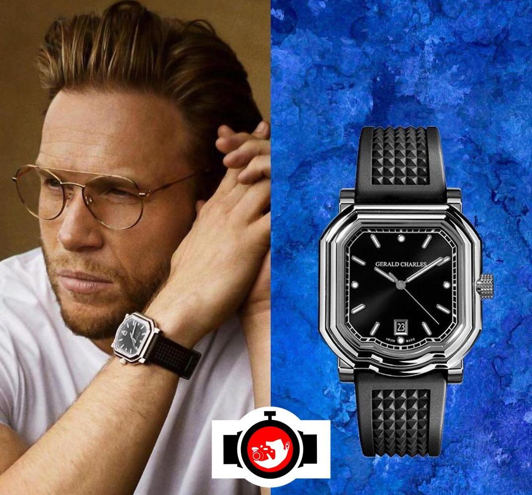 singer Olly Murs spotted wearing a Gerald Charles GC2.0-A-00