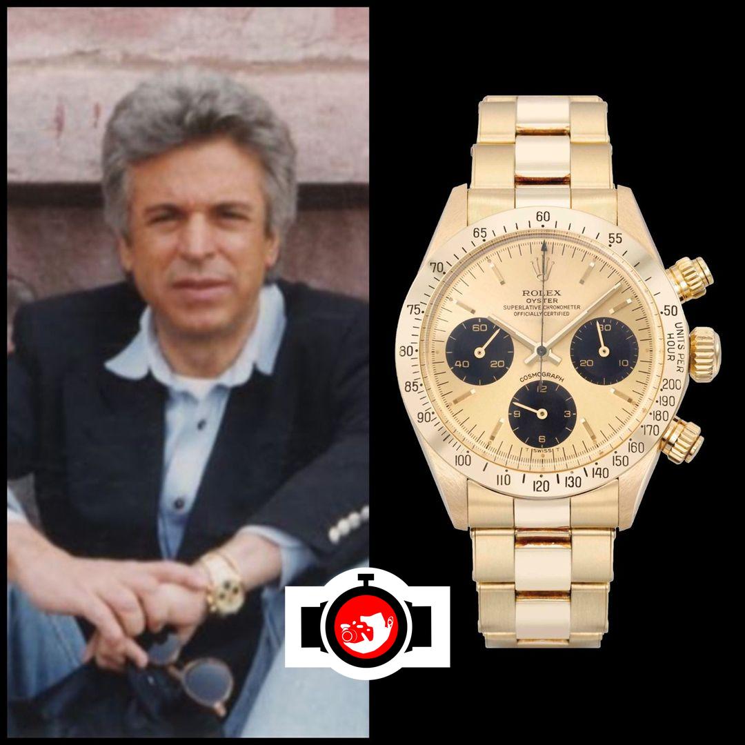 business man Giancarlo Giammetti spotted wearing a Rolex 6265